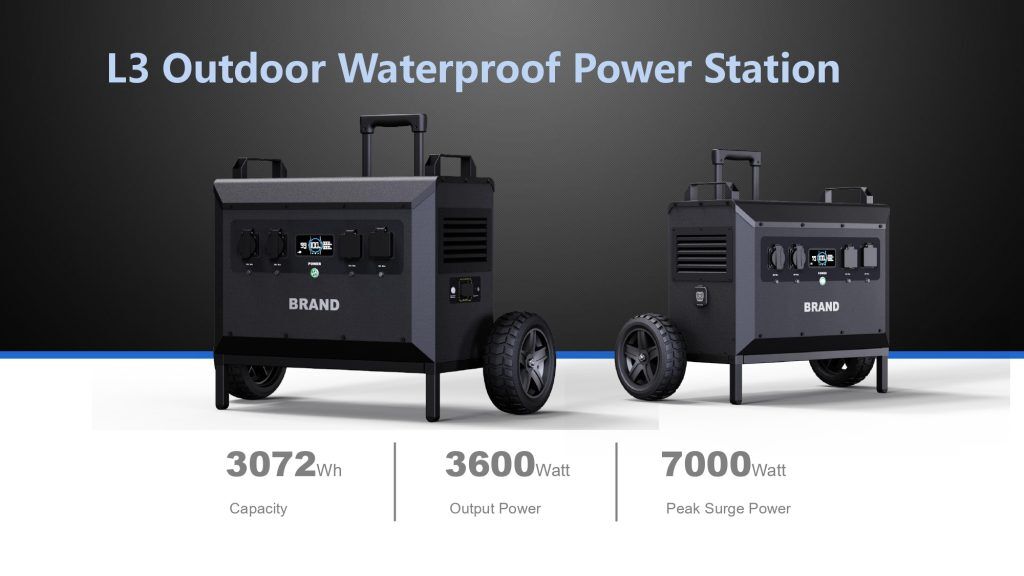 3.6kW Portable Power Station | Waterproof Outdoor Power Station